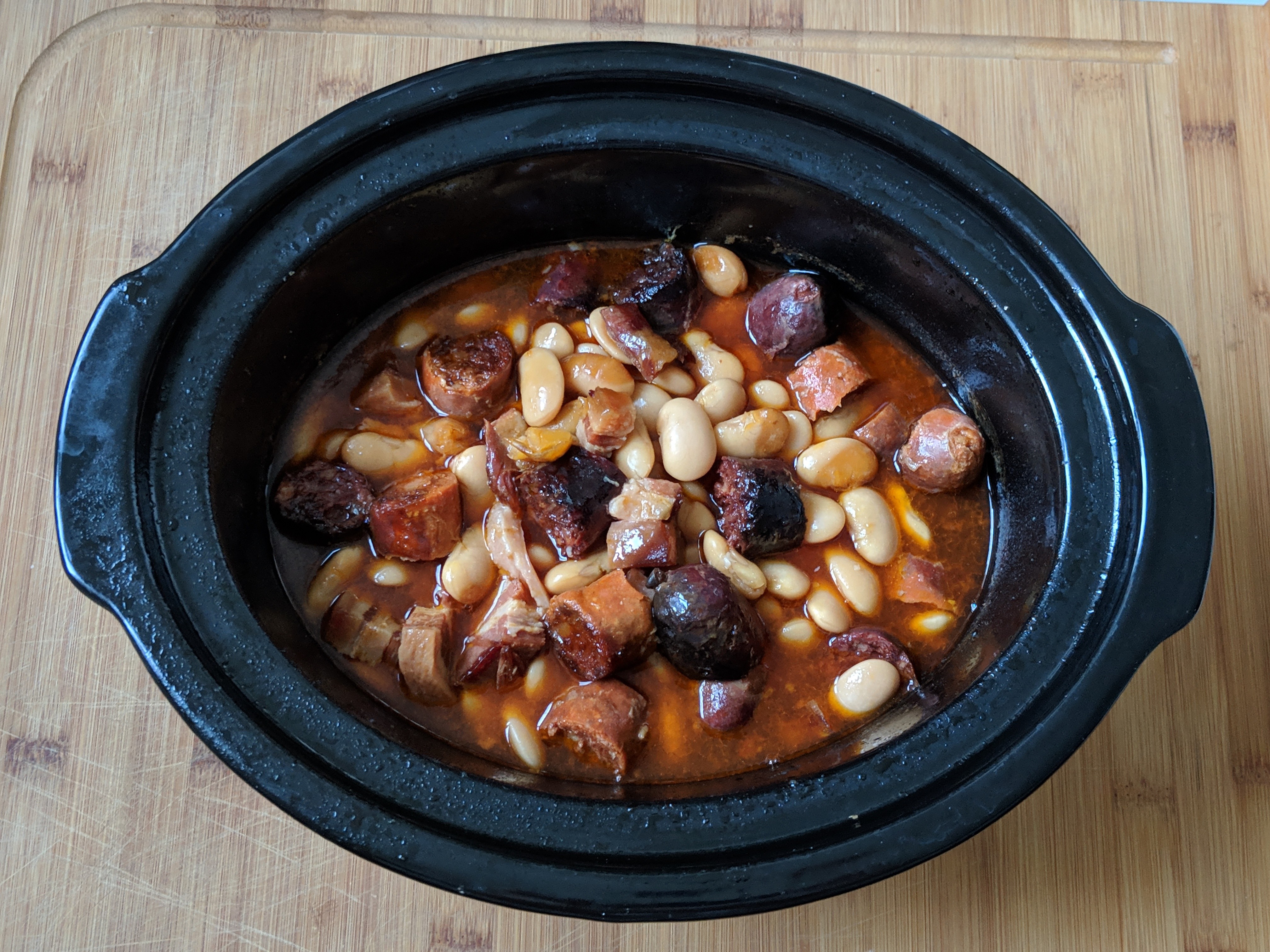 Fabada recipe in slow cooker