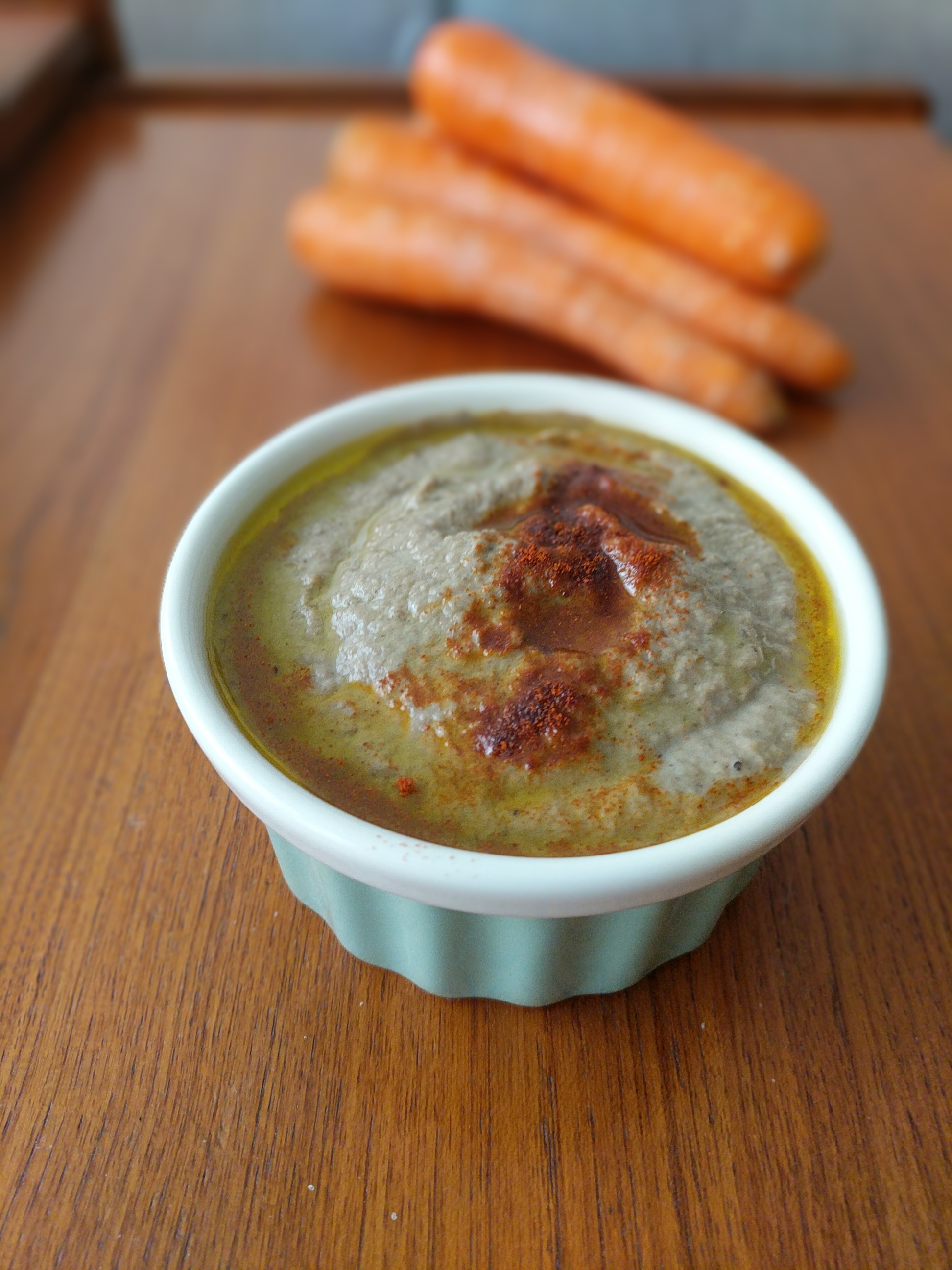 Baba ghanoush or eggplant dip