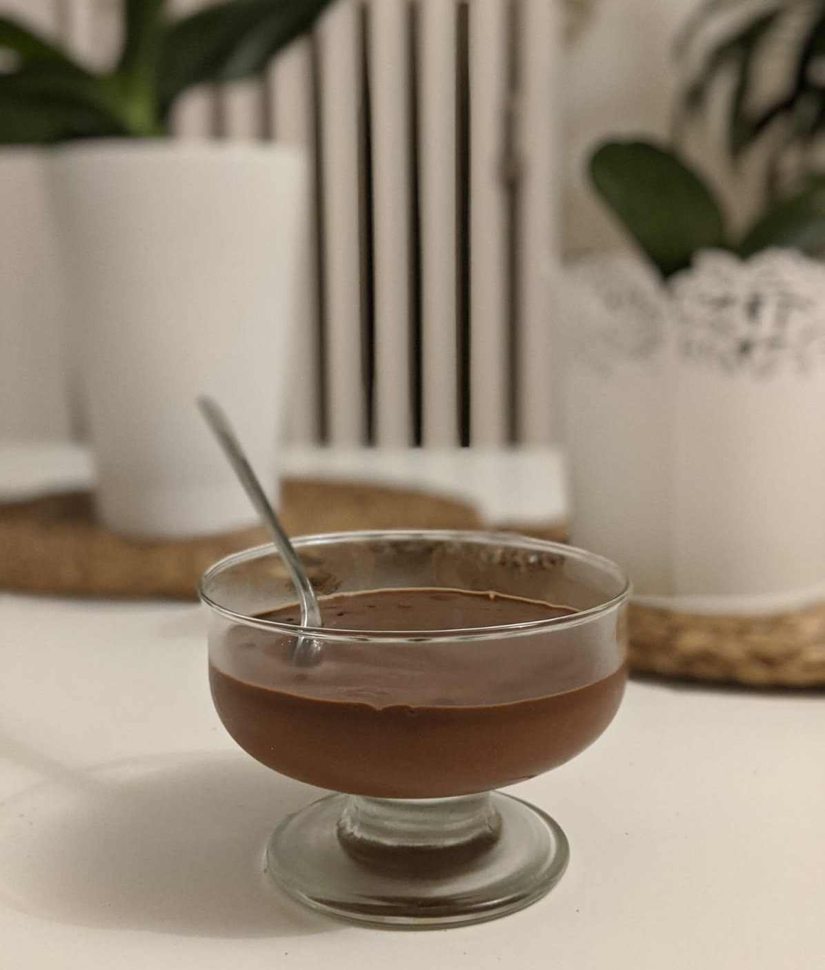 Chocolate Persimmon Custard