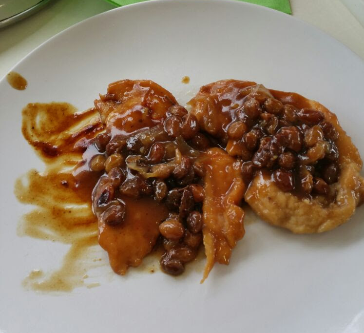 Chicken breast in Pedro Ximénez (or sweet wine)