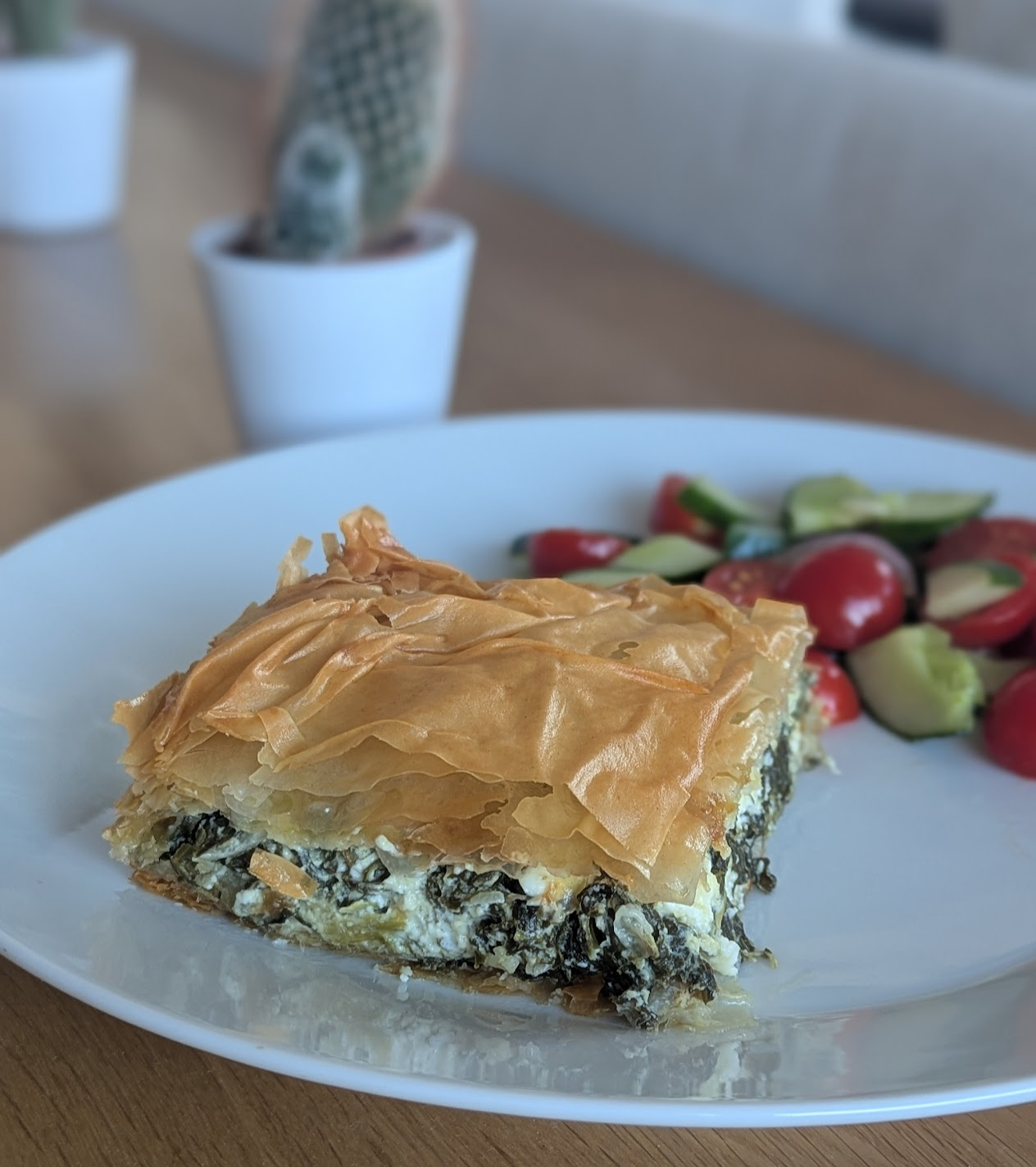 Greek Spinach and Feta Pie (Spanakopita)